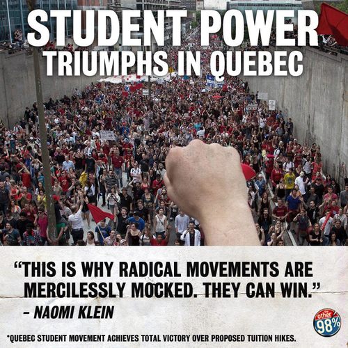 Why popular movements win: the student movement in Quebec